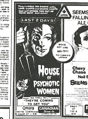 Horror Movie Newspaper Adverts - Horror Land