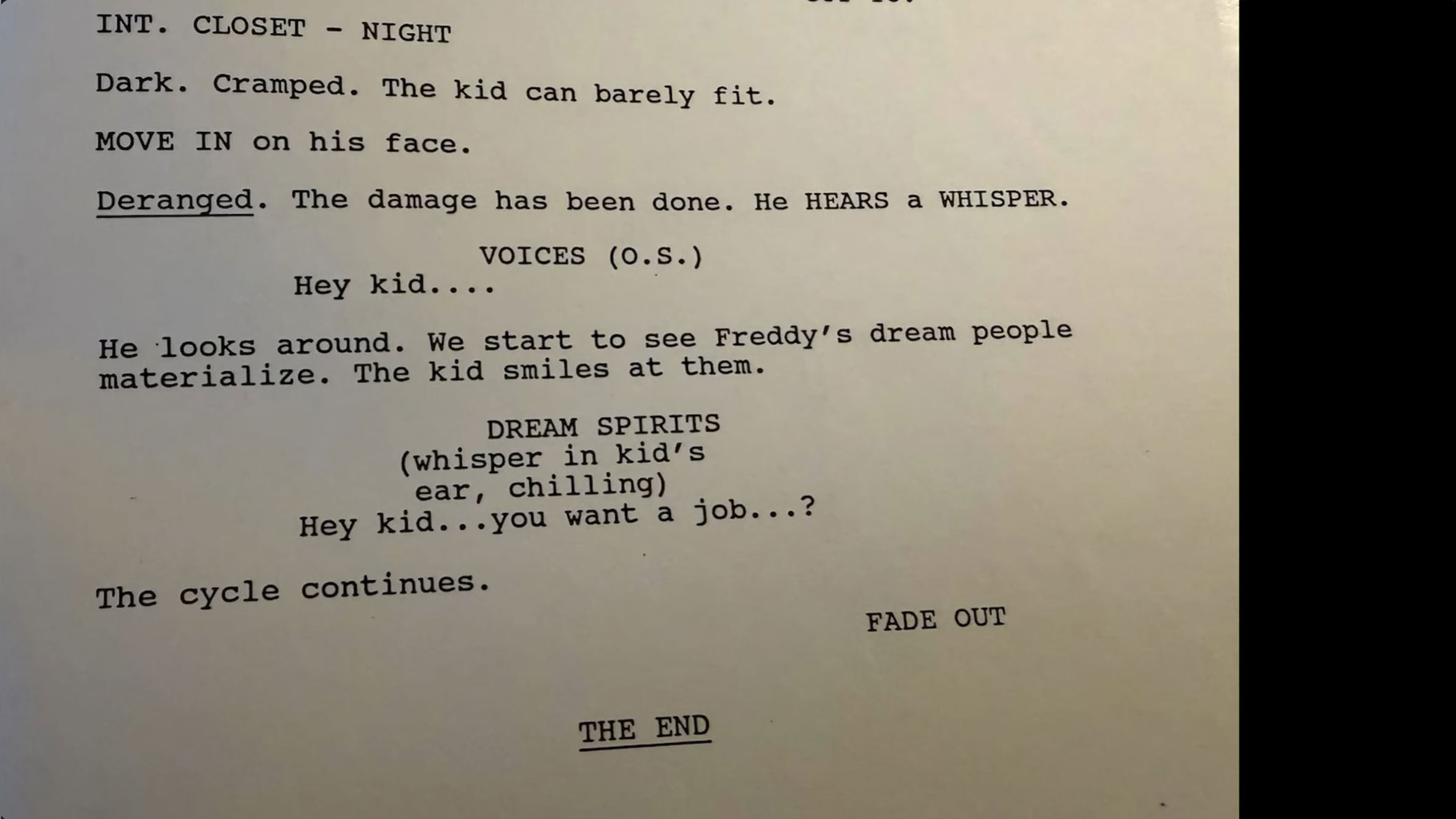 Hidden Ending Exposed: Never-Before-Seen Images from Freddy’s Dead (1991) - Horror News - Horror Land