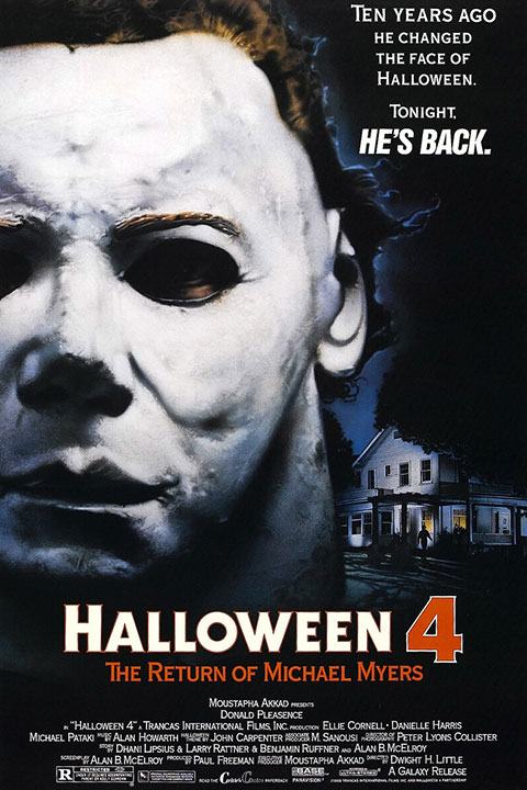 Halloween-4-Poster-Horror-Land-V01 Halloween 4: The Return of Michael Myers (1988) Poster - Horror Posters - Horror Land