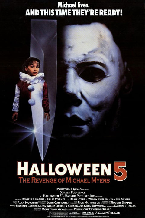 Halloween-5-Poster-Horror-Land-V01 Halloween 5: The Revenge of Michael Myers (1989) Poster - Horror Posters - Horror Land