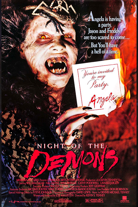 Night-of-the-Demons-Poster-V01 Night of the Demons - Horror Poster - Horror Land