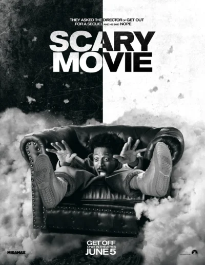 Scary Movie (2026) Poster - Get out - Horror Posters - Horror Land