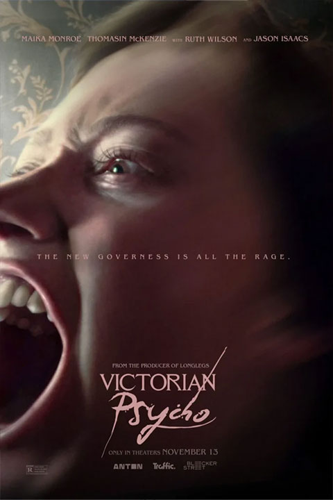 Maika Monroe Screams Out for New Victorian Psycho Poster - Horror News - Horror Land